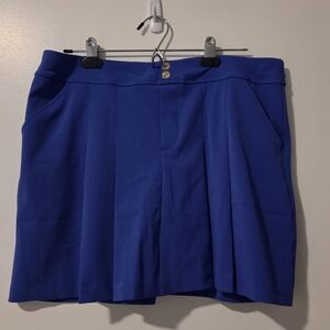 NWOT Lilly Pulitzer Luxletic Blue Athletic Skort, Size 12
